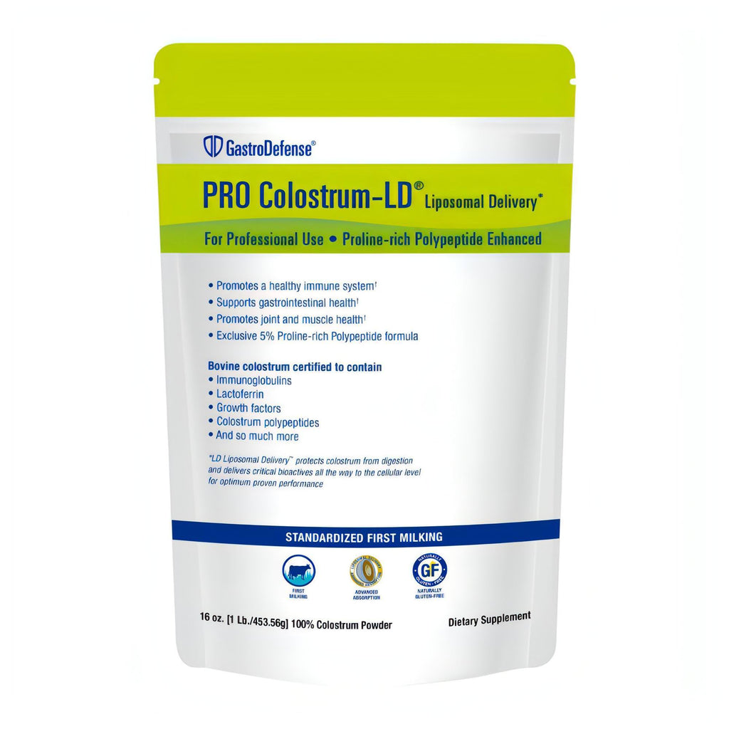 PRO Colostrum-LD® Powder - 5% PRP :: 16oz (454 grams) by  GastroDefense. Available for online purchase at  Formula For Health.