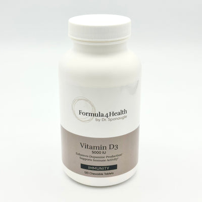 Vitamin D-3 5,000 IU by  Formula 4 Health. Available for online purchase at  Formula For Health.