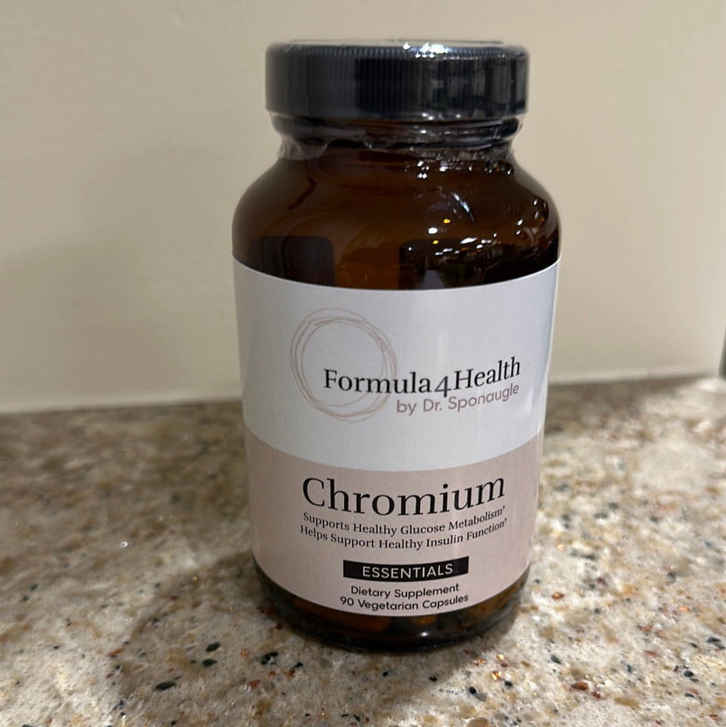 Chromium by  Formula 4 Health. Available for online purchase at  Formula For Health.